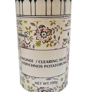 Inginee (Strychnos Potatorum / Clearing Nut) Powder (Alleviates Eye and Urinary Tract Infections) SĀRA BHŪMI - ඉගිනි පිටි (100g) - EXPORT