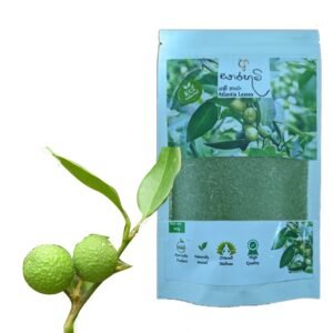 Yaki Naran (Atalantia Ceylanica) Leaves Powder (Control Respiratory Diseases) SĀRA BHŪMI - යකි නාරං පිටි (100g)